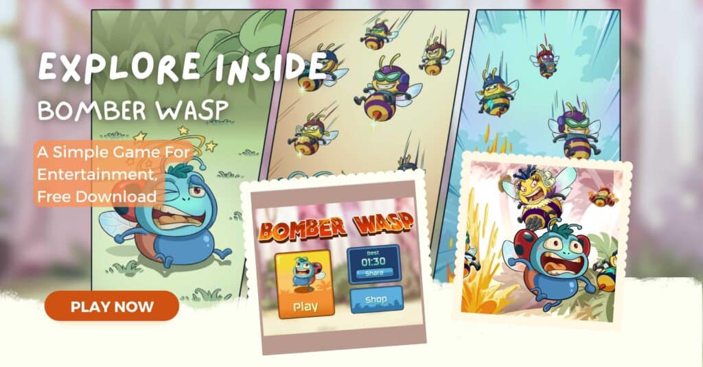 Bomber Wasp – A Simple Game For Entertainment, Free Download