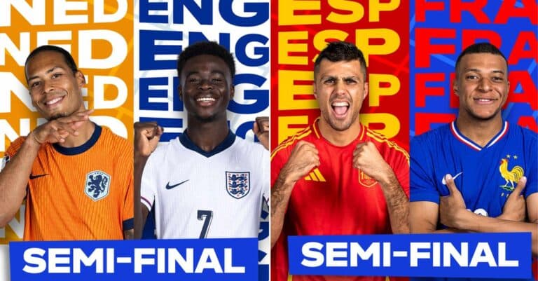 4 Interesting Facts About the Semi-Finalists of Euro 2024