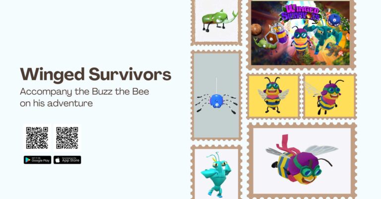 Accompany the Buzz the Bee on his adventure